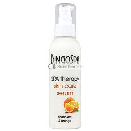 BINGOSPA Körperserum mit Schokolade und Orange für SPA-Therapie, Körperpflege, Feuchtigkeitsspendend und Hautweichmachend - 135 g