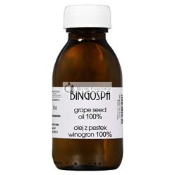   BINGOSPA Anti-Aging Szőlőmag Olaj Seborrheás és Pattanásos Bőrre, Bőrgyulladásokra és Ekcémára, Ízületi Fájdalmakra 100ml