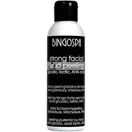 BINGOSPA Erős Iszap Hámlasztó Glycolsavval, Tejsavval és AHA-val, 120g