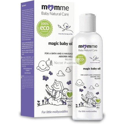 Magisches Babyöl mit Bio-Makadamiaöl, Sesamöl, Süßmandelöl und Kamille, 150 ml