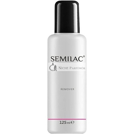 Semilac Körömlakk Eltávolító 125ml Acetonnal és Lanolinnal - Bőrgyógyászatilag Tesztelt UV LED Körömlakk Tisztító Manikűrhez és Pedikűrhöz
