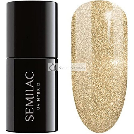 Semilac 037 UV Hybrid Körömlakk Arany Disco, 7ml