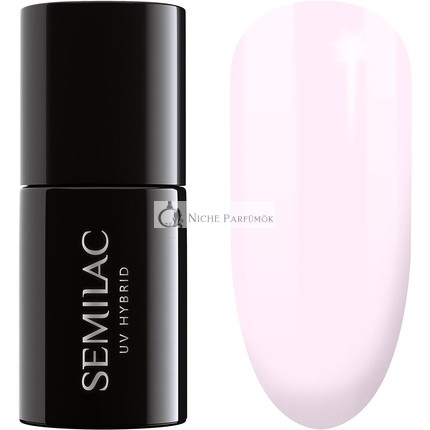 Semilac UV Nagellack Französisches Beige Milch 051 7ml - Rosa Farbe