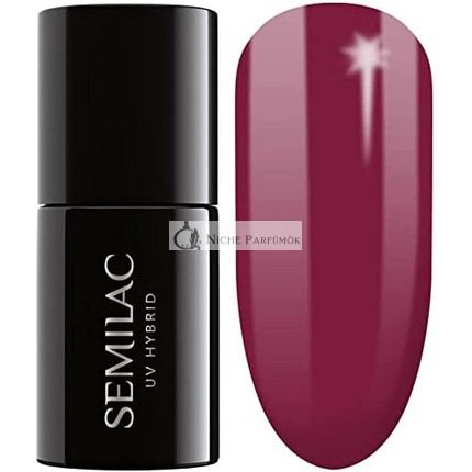 Semilac 098 UV Hybrid Körömlakk Elegant Cherry 7ml