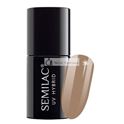Semilac UV Hybrid Nagellack Nummer 139 - Nuss & Karamell, 7ml