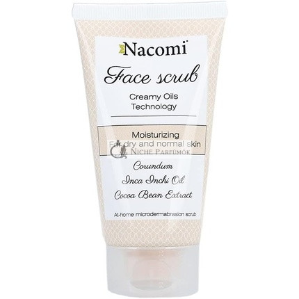 Nacomi Természetes Hidratáló Arctisztító Radír 85ml