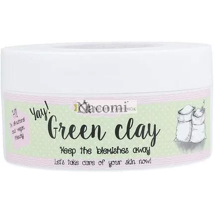 Nacomi Natürliche Grüne Ton Gesichts- und Körpermaske, 65g