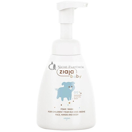 Ziaja Baby Foam Wash - 250ml Für Kinder Gesicht, Hände und Körper