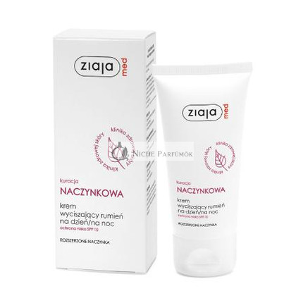 Ziaja Med Couperose Kezelés Anti-Erythem Nappali/Éjszakai Krém SPF 10, 50ml