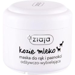   ZIAJA Kecsketej Tápláló és Fehérítő Kéz- és Körömmaszk, 75ml