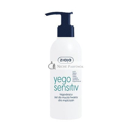 ZIAJA Yego Sensitiv Beruhigendes Gesichtsgel für Männer, 200ml