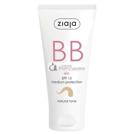 BB Cream für Normale, Trockene und Empfindliche Haut mit SPF15 Natürlicher Farbton 50ml