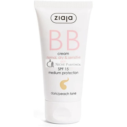 Ziaja BB Creme für normale, trockene und empfindliche Haut - Dunkel/Peach Ton, 50ml