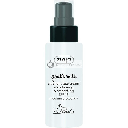 Ziaja Kecsketej Ultrakönnyű Arckrém SPF15, 50ml