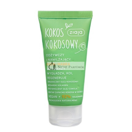 Ziaja Kokosnuss Nährendes und Feuchtigkeitsspendendes Gesichtscreme-Maske 50ml