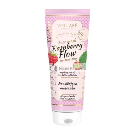 Vollare Vegane Gesichtsmaske BIO Reichhaltige Creme für Ideale Hautreinigung, 98% Natürliche Inhaltsstoffe, Hergestellt in Europa, Naturkosmetik für Alle Hauttypen