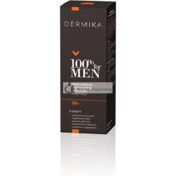   DERMIKA 100% Férfiaknak 50+ Ránctalanító és Ráncmegelőző Hidratáló Arckrém, 50ml