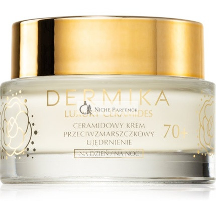 Dermika Luxus Ceramidok Ránctalanító Krém 50 ml, 70+ korosztály számára