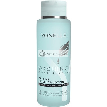 YONELLE Micellare Reinigungslotion für alle Hauttypen Yoshino Pure & Care mit Betaine, Jeju-Blütenessenz und D-Panthenol, reinigende und beruhigende Wirkung, 400ml