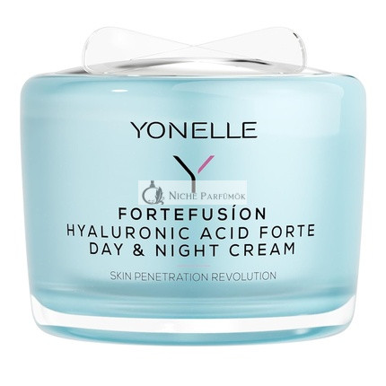 YONELLE Fortefusio Arckrém Hyaluronsavval - Nappali és Éjszakai Hidratáló - Anti-Aging Krém Nőknek - Ránctalanító Krém Nőknek Hyaluronsavval - Hyaluronsav Arckrém 55ml