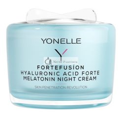   YONELLE Fortefusion Éjszakai Krém Melatoninnal és Hialuronsavval - Arc Hialuronsav Krém - Ránctalanító Krém Nőknek - Revitalift Arc Krém, 55ml