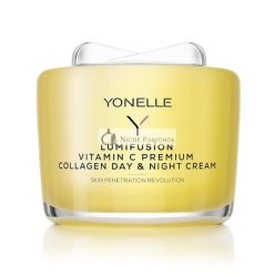   YONELLE LUMIFUSION C-vitaminos arckrém nappali és éjszakai használatra, Anti-aging, Női arcbőr ápolás, Kollagén, Ránctalanító krém, 55ml