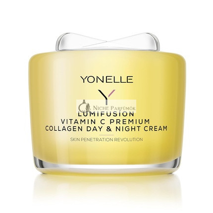 YONELLE LUMIFUSION Vitamin C Gesichtscreme für Tag und Nacht, Anti-Aging, Frauenpflege, Kollagen, Faltenreduzierende Creme, 55ml