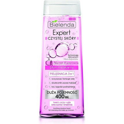BIELENDA EXPERT Beruhigender Mizellen-Entferner für Augen und Lippen 3in1, 400ml