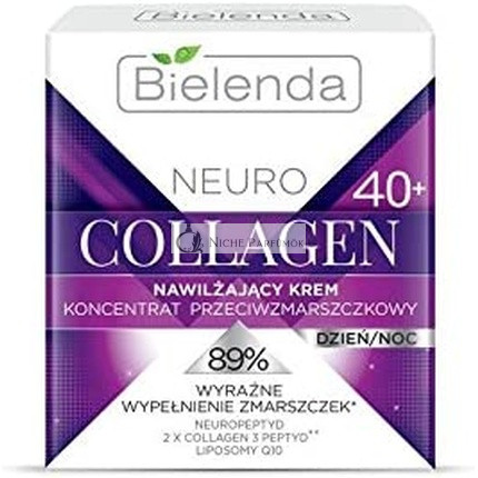 Bielenda Neuro Kollagen Feuchtigkeitsspendende Anti-Aging Creme Konzentrate 40+ Tag Nacht, 50ml