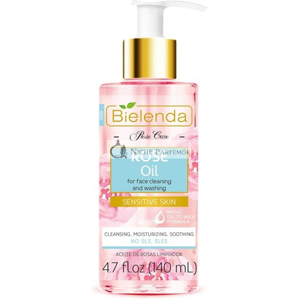 Rose Care Tisztító Arcolaj Anti-Aging Hialuronsavval Érzékeny Bőrre