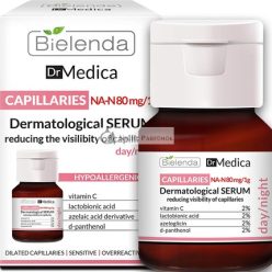   Bielenda Dr Medica Kapilláris Bőr Dermatológiai Anti-Pirosodás Arcápoló Szérum Nap/Nap, 30ml