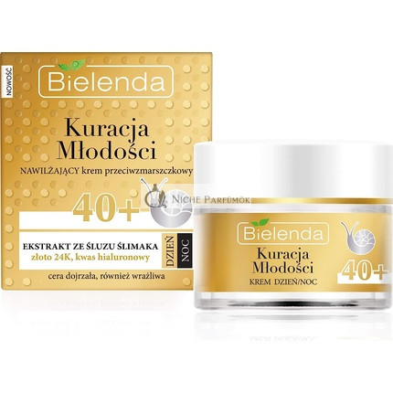 Bielenda Jugendbehandlung Feuchtigkeitsspendende Anti-Aging-Gesichtscreme 40+