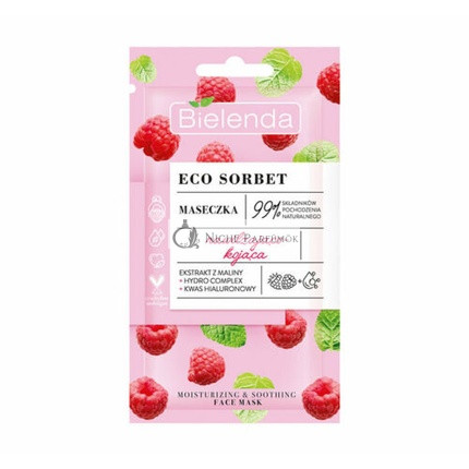 Bielenda Eco Sorbet Himbeere Gesichtsmaske 8g