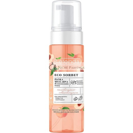 ECO SORBET Pfirsich Micellar Schaumfeuchtigkeitscreme, 150 ml