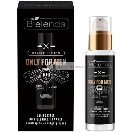 Bielenda Barber Edition Herren Gesichts-Gel Booster Feuchtigkeitsspendend und Energetisierend, 30ml
