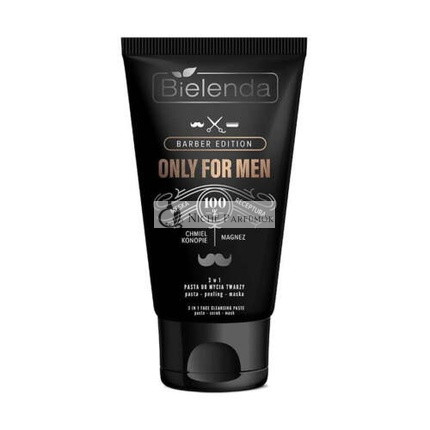 Bielenda Only For Men Barber Edition 3-in-1 Gesichtsreinigungspaste