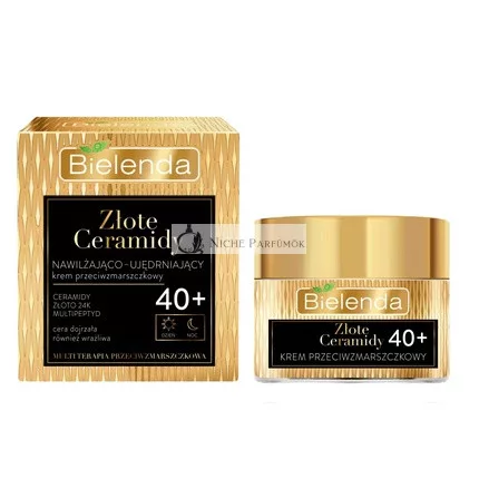 GOLD CERAMIDY Feuchtigkeitsspendende Anti-Aging-Creme 40+ Tag/Nacht 50ml