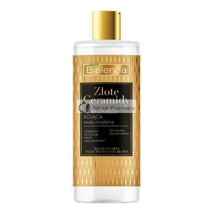 Bielenda Goldene Ceramide Mizellenwasser zur Reinigung und Make-up-Entfernung, 500ml