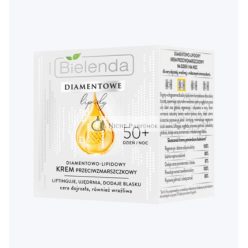   Bielenda Diamond Lipid 50+ Krém - Ránctalanító, Emelő, Feszesítő, Ragyogás 50ml,