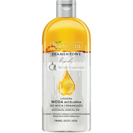 Bielenda Diamond Lipids Micellarwasser zur Reinigung und Make-up-Entfernung, 425ml
