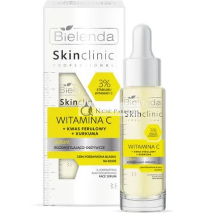 Bielenda C-vitaminos világosító és tápláló nappali szérum, 30ml