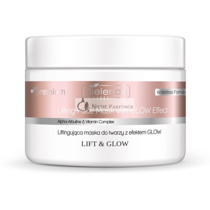 Bielenda Professional Lift & Glow Lifting-Pulver-Gesichtsmaske mit Glow-Effekt, 115g