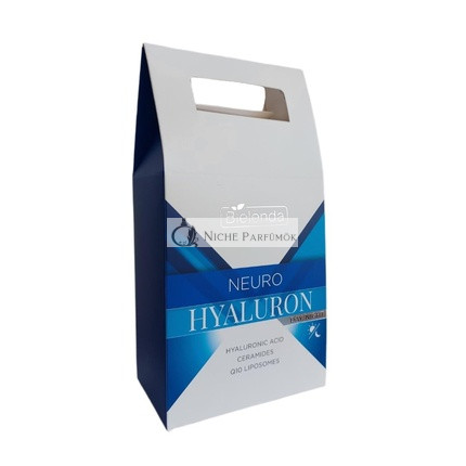 Bielenda NEURO HIALURON Geschenkeset für die Gesichtspflege mit konzentrierter Feuchtigkeitscreme 50ml und Serum mit Hyaluronsäure und Neuropeptiden 30ml