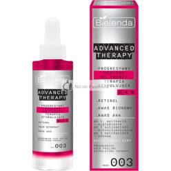   Bielenda Advanced Therapy Progresszív Stimuláló Arctisztító Hámlasztó 30ml, 0.4 Retinol AHA & Bionikus Sav