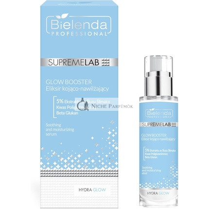 Bielenda Professional Supremelab Hydra Glow Beruhigendes und Feuchtigkeitsspendendes Elixier, 30ml