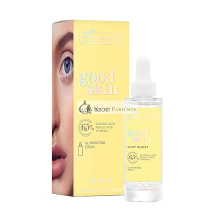 Bielenda Good Skin Glow Boost Világosító Szérum Glykolsavval és C-vitaminnal