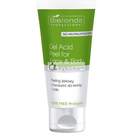 Bielenda Professional ProExpert Gesichts- und Körperpeeling-Gel mit 10% AHA und PHA 150ml