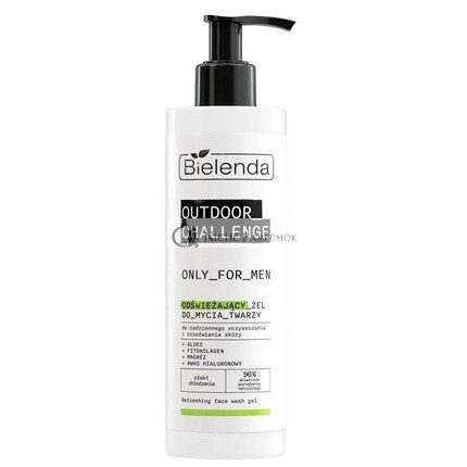 Bielenda Only For Men Outdoor Challenge Erfrischendes Gesichtswaschgel, 190ml