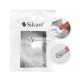 Silcare Hybrid Entferner-Pads Aluminiumfolie - 100 Stück