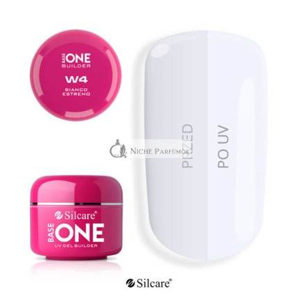 Silcare Base One UV Építő Zselé Fehér W4 Extrém Körmök